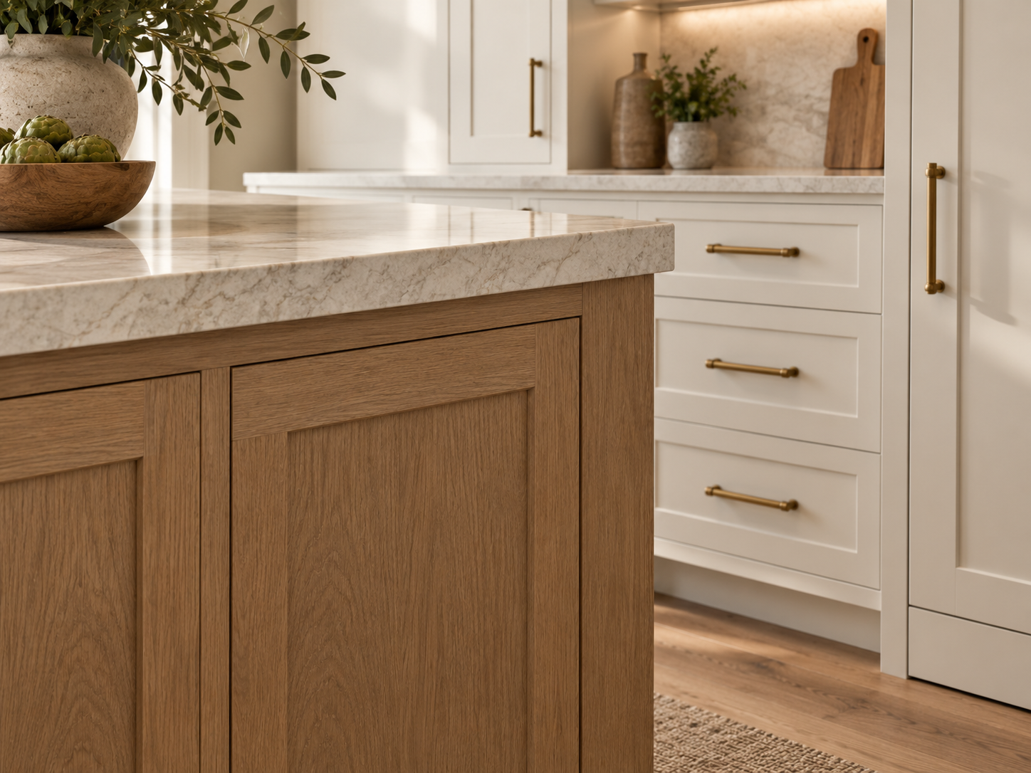 Cabinetry designed around your room, not a catalog size.